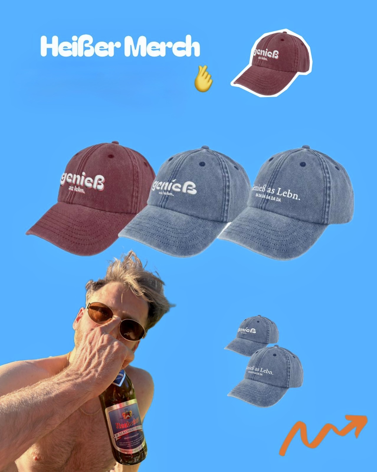Genieß as Lebn Caps